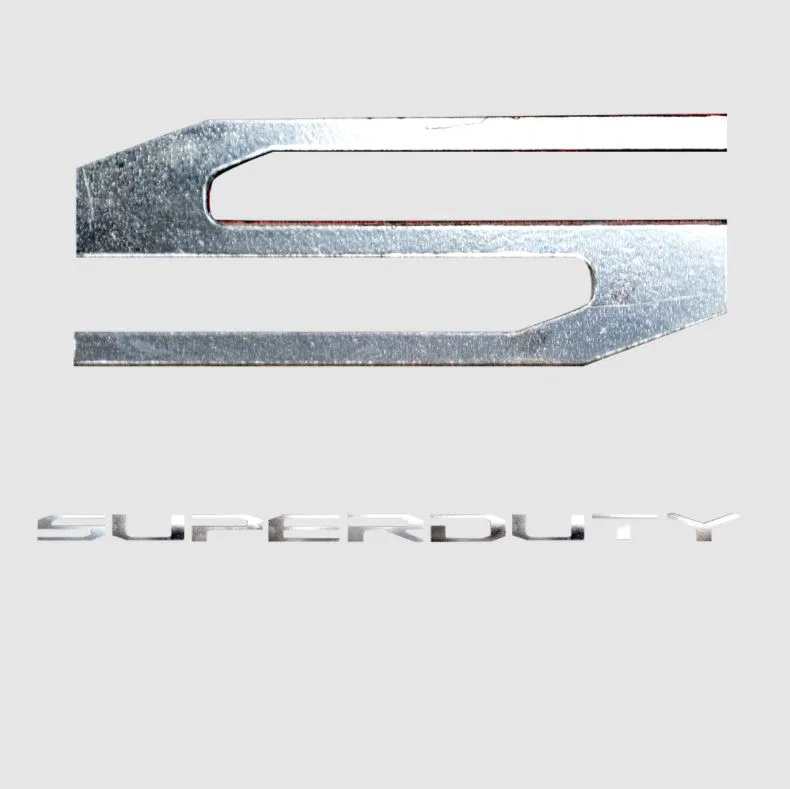 264381CHBK – RECON ACCESS Emblem, S And Super Duty Logo Hood/ Tailgate/ Interior Silver Tailgate And Interior/ Black ...